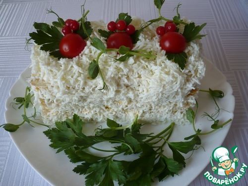 Закусочный торт "Снежный сугроб"