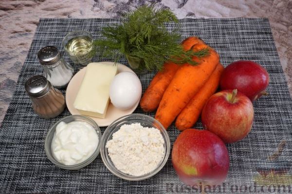 Морковно-яблочные зразы с сыром